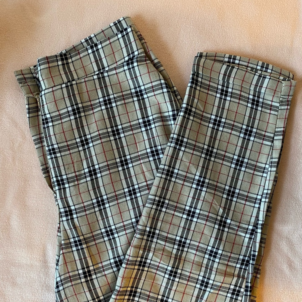 Plaid pants